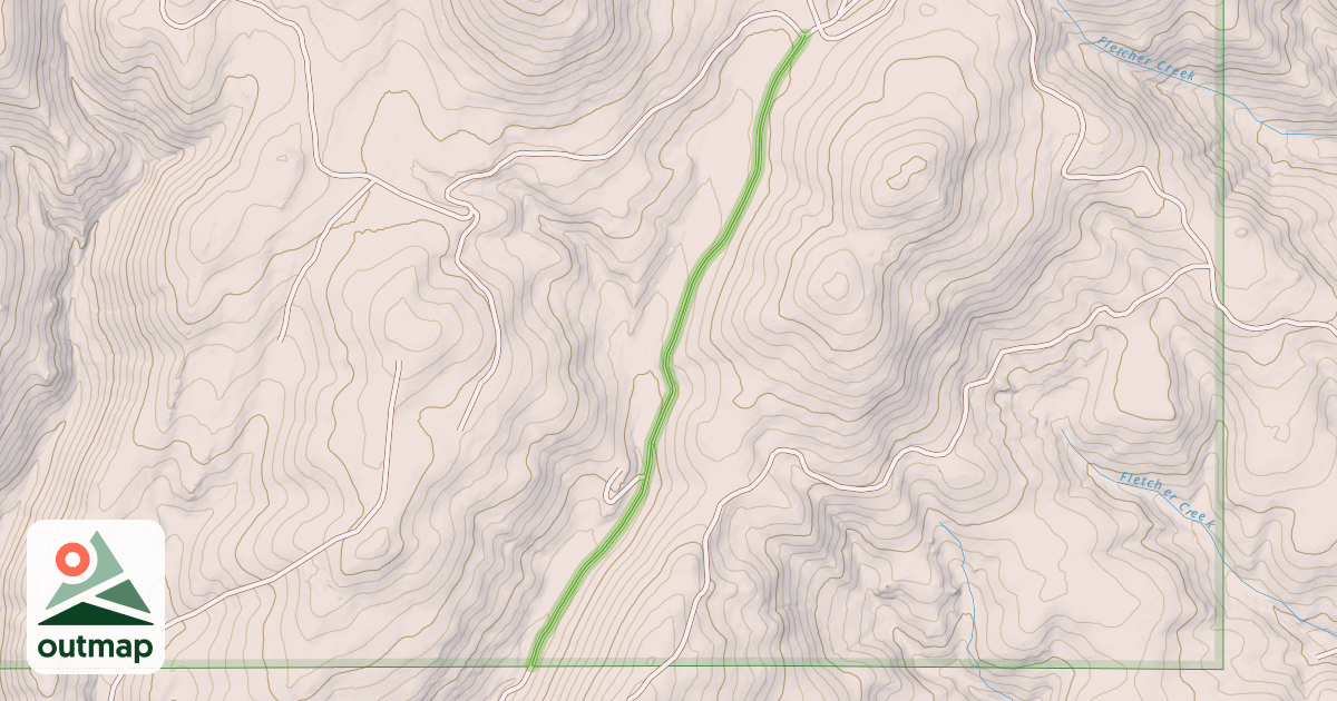 Map of Granite Creek Road