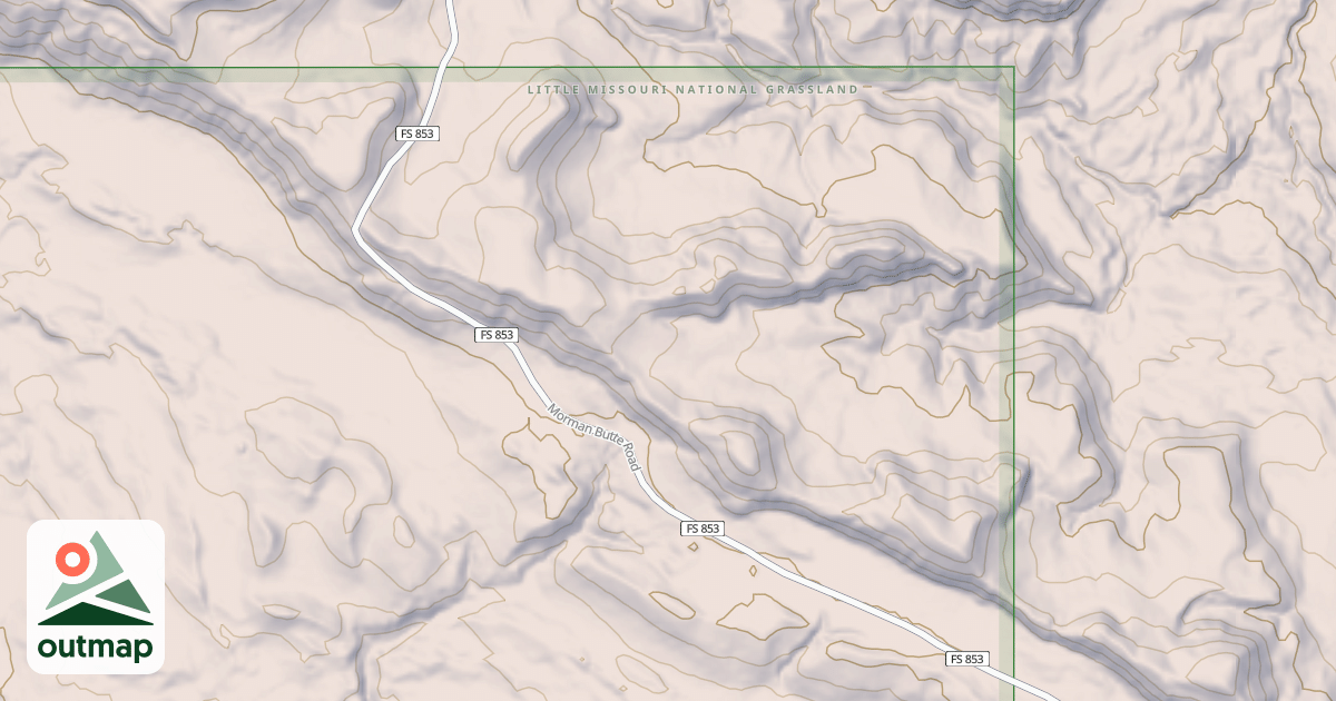 Map of (FDR) MORMAN BUTTE