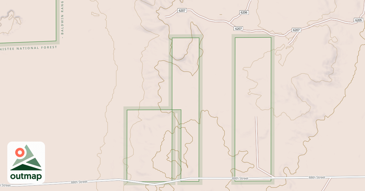 Map of 6207