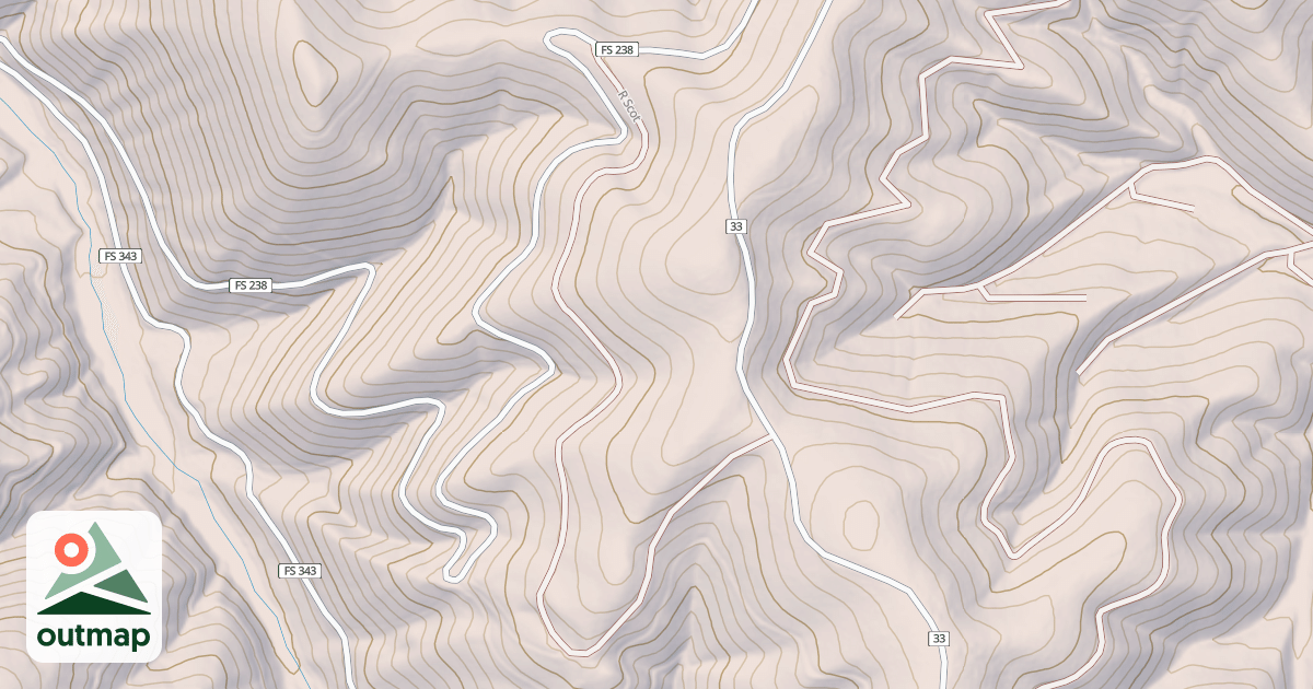 Map of R SCOT