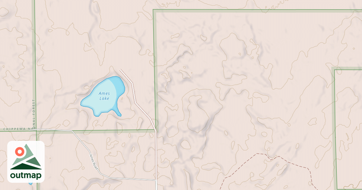 Map of AMES ROAD SPUR B