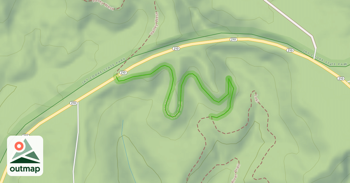 Map of St. Louis River Trail