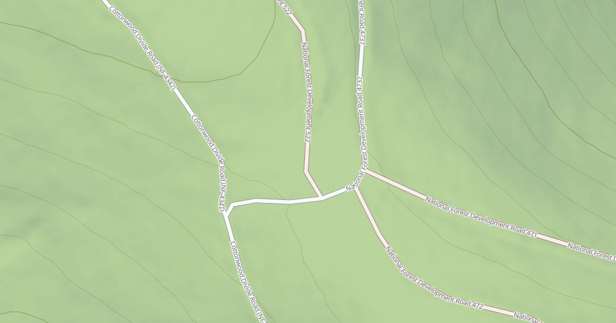 Map preview of USFS Motor Vehicle Use Map Roads {97B57733-829F-4E39-967F-1178EE62A06C}