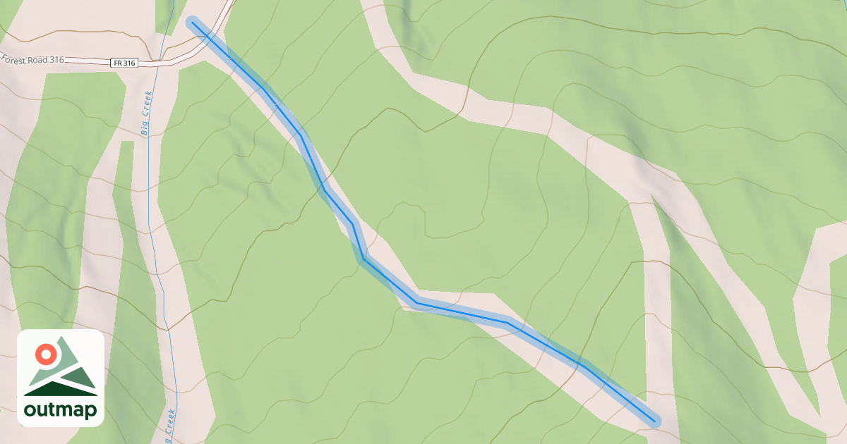 Map of Whiskey Spring