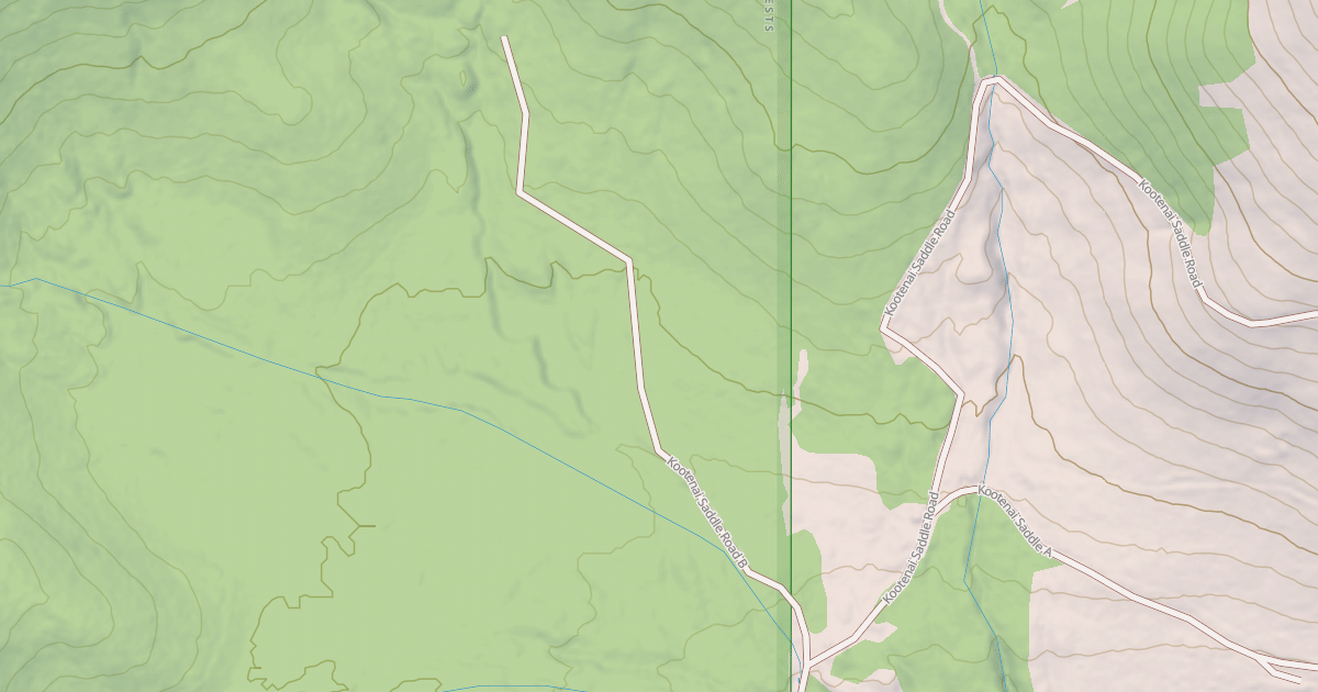 Map preview of KOOTENAI SADDLE B