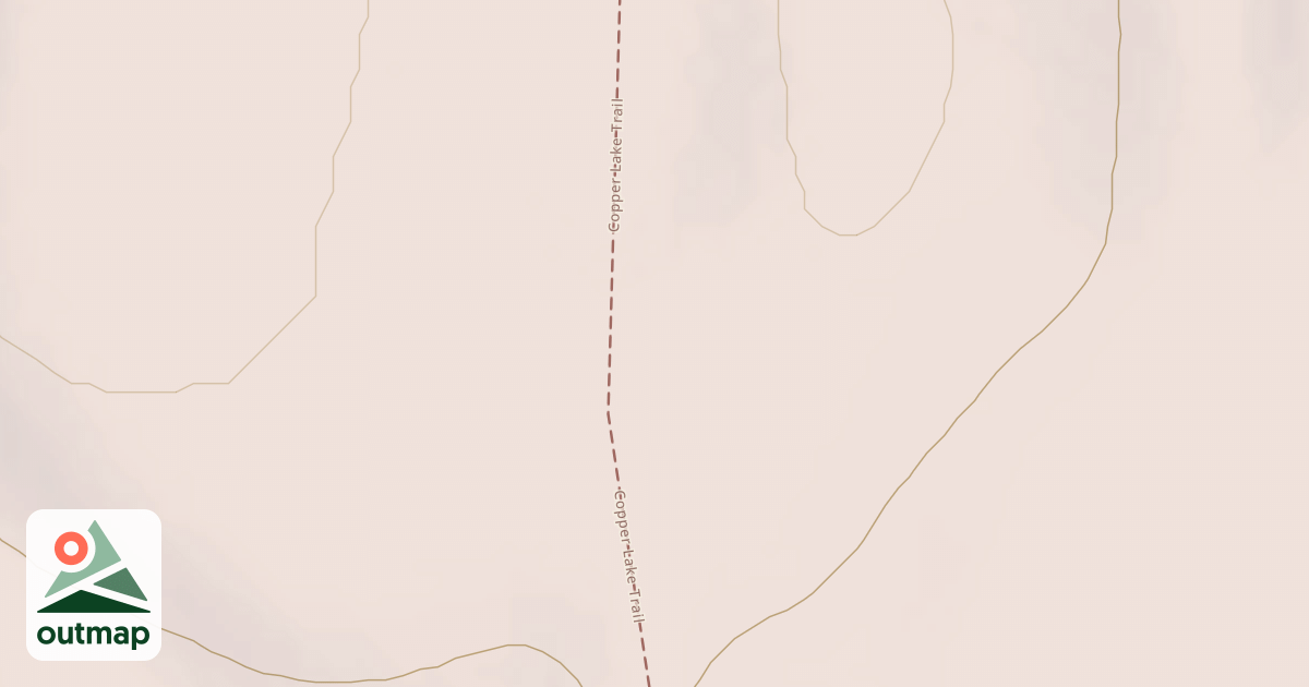 Map of Copper Lake Trail