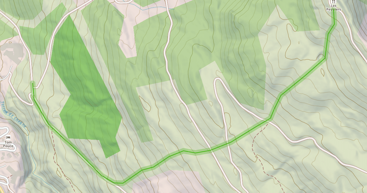 Map preview of Mélèzes