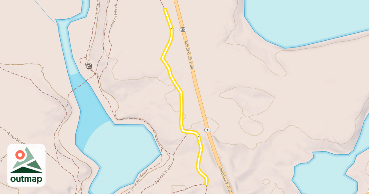 Map of Logger's Loop (Olive)