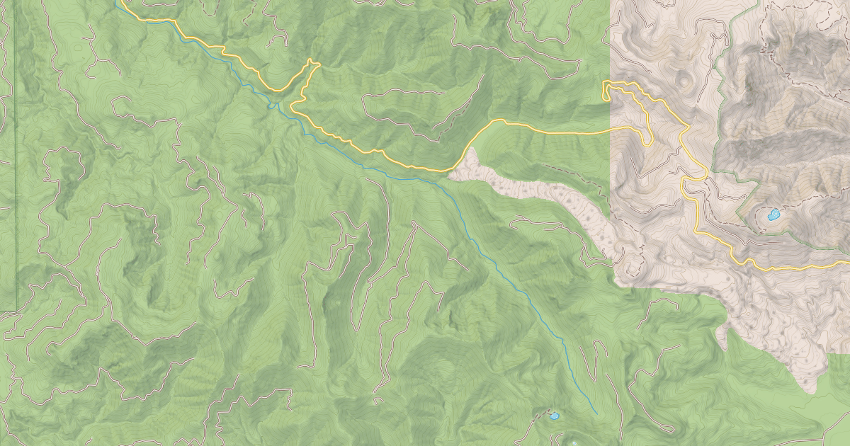 Map preview of CANYON CREEK