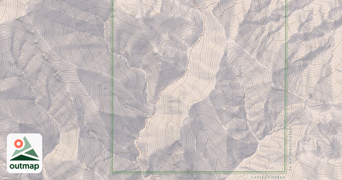Map of East Bob Smith Trail