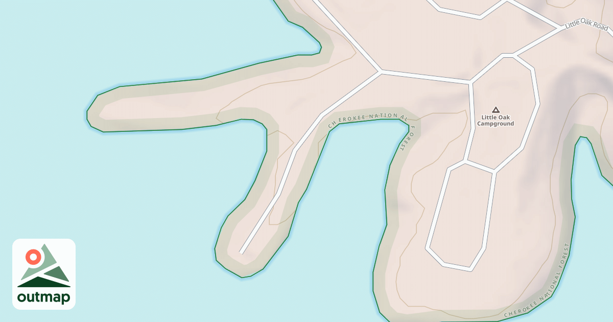 Map of BOAT RAMP LOOP