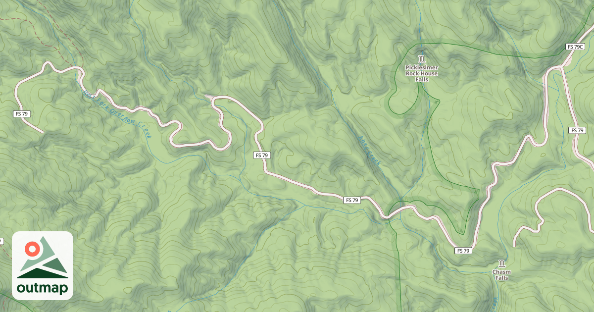 Map of BLUE VALLEY