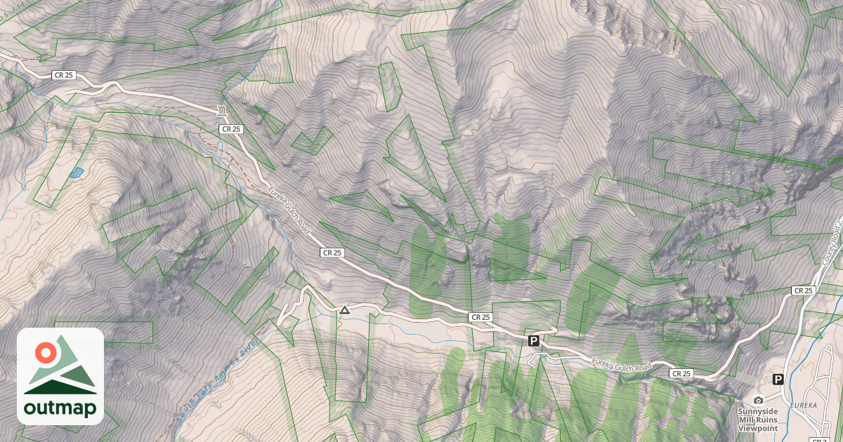 Map of County Road 25