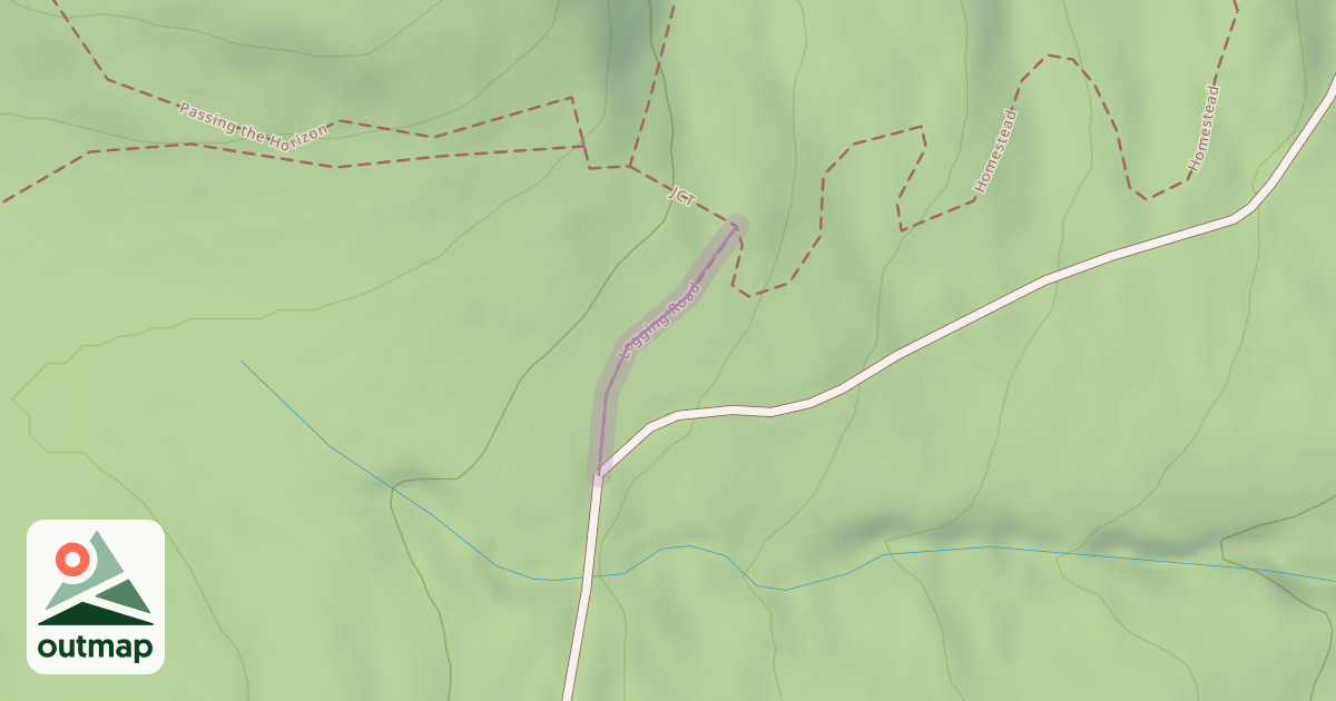 Map of Logging Road