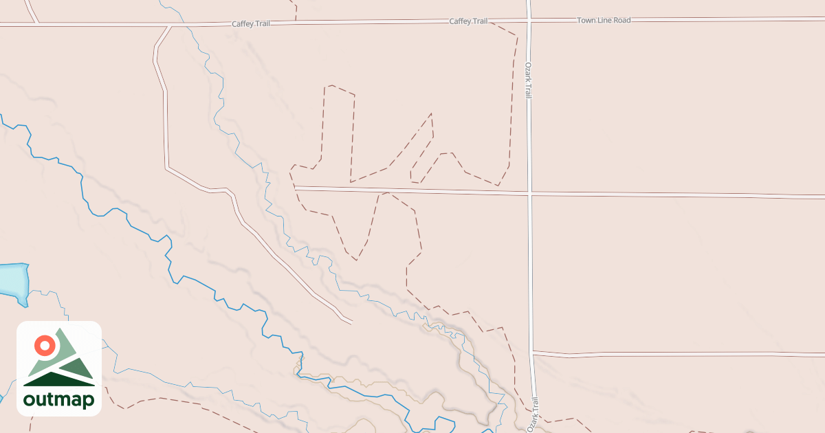 Map of Brevort-trout Lake Motorcycle Trail