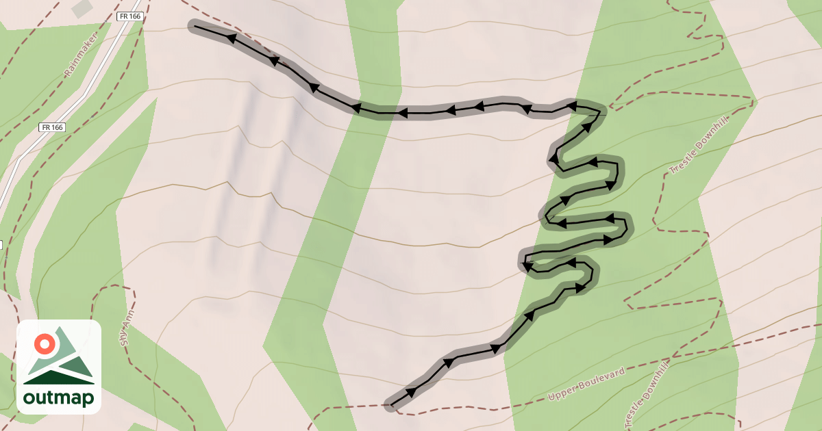 Map of Middle Boulevard