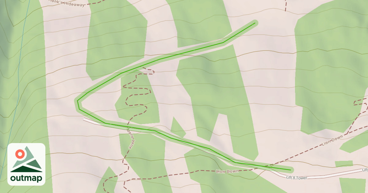 Map of Bwana Loop