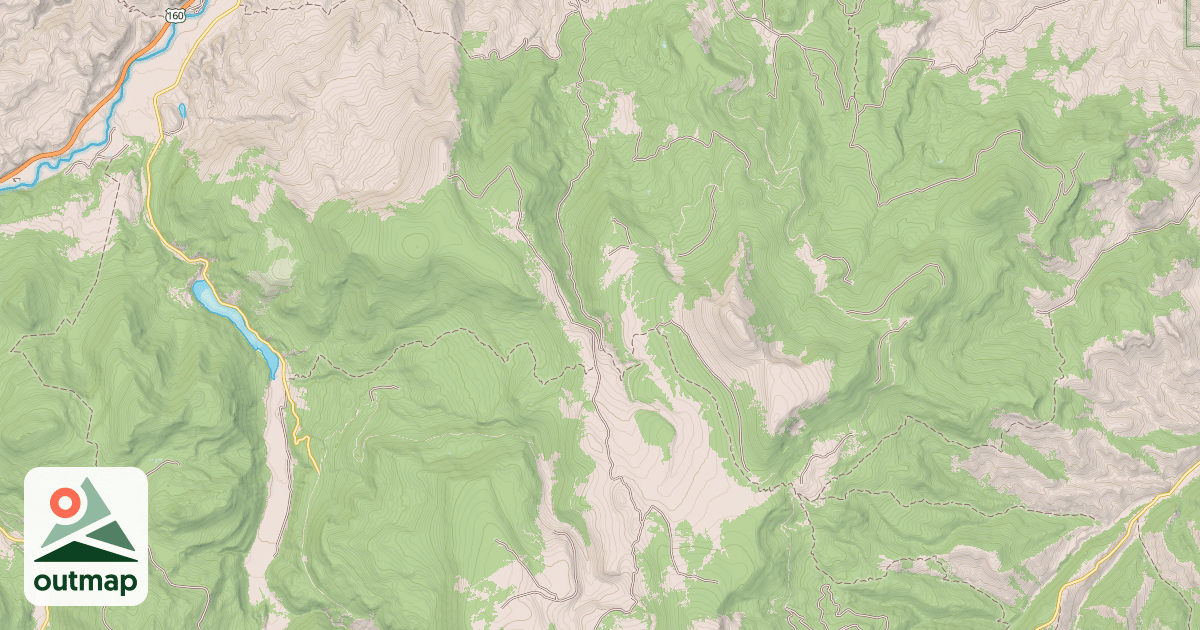 Map of WILLOW CR
