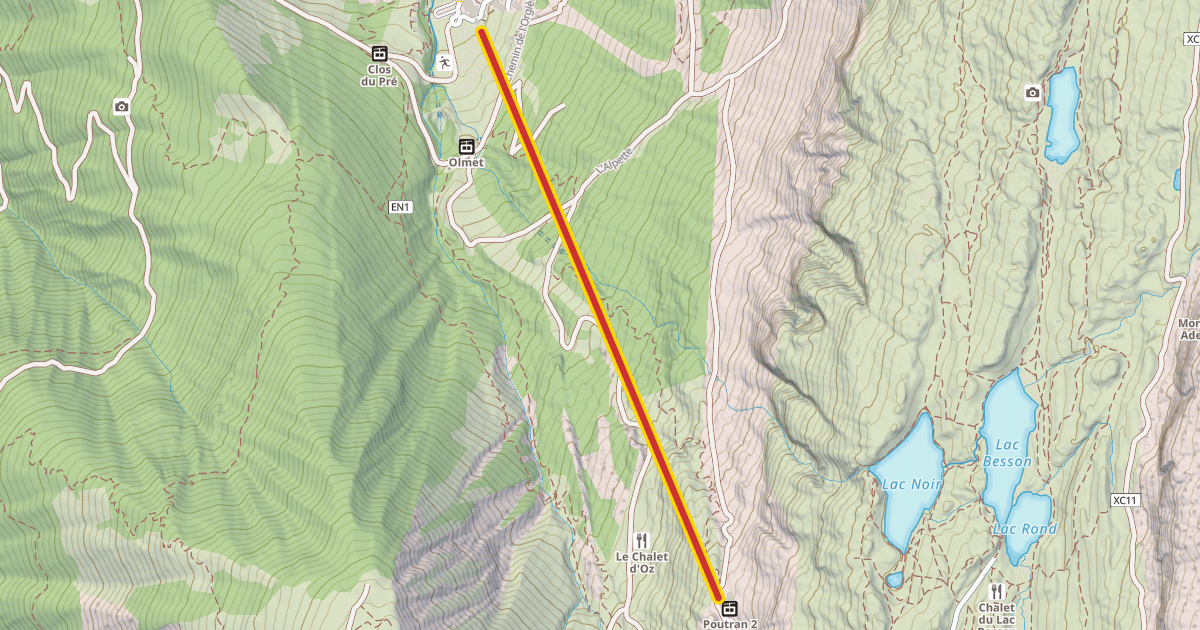 Map preview of Poutran 1
