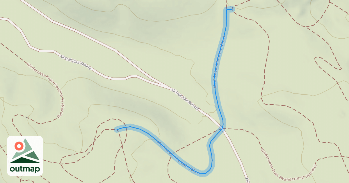 Map of Main Loop Alternate (Blue)