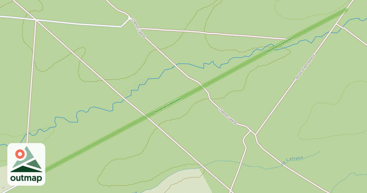Map of Route du Grand-Wez