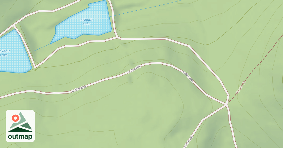 Map of ROLLINSVILLE SPUR