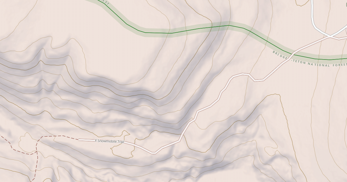 Map preview of F Snowmobile Trail