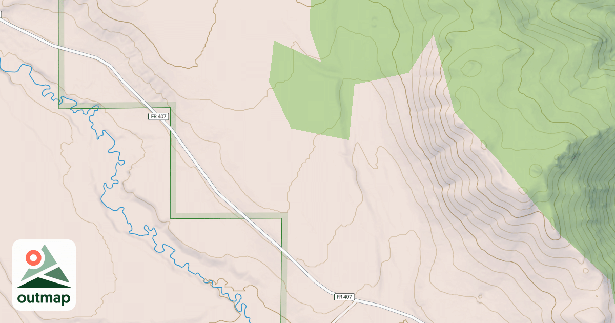 Map of BIG CREEK TRAILHEAD