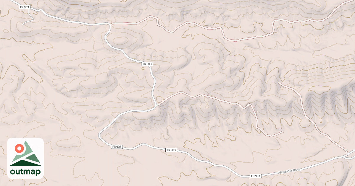 Map of OUACHITA CEDAR