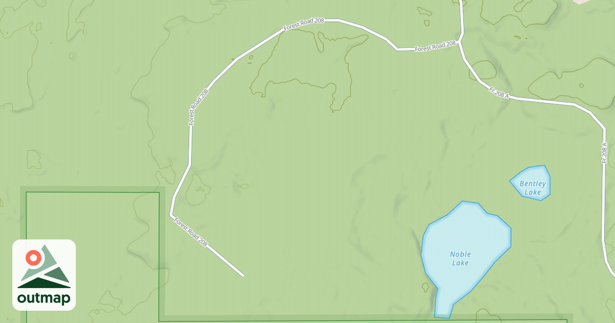Map of FR 208BA