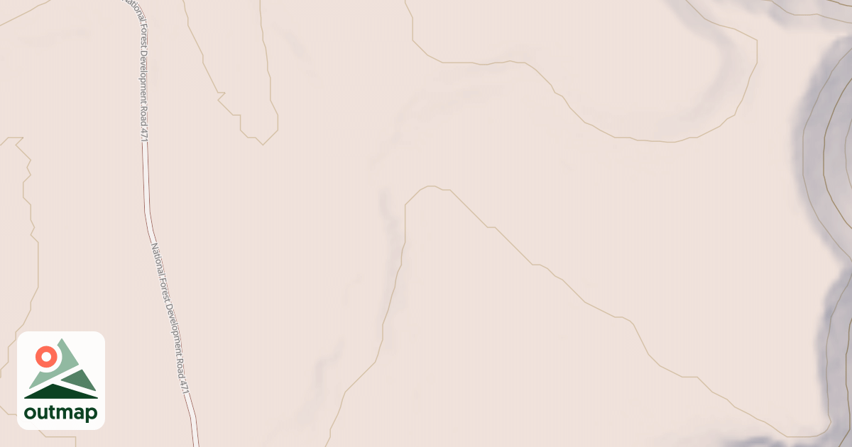 Map of ROUND CORRAL ROAD SPUR F