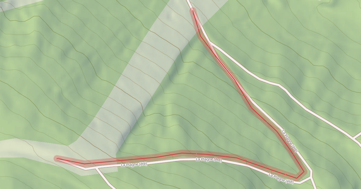Map preview of La Joux (hiver)