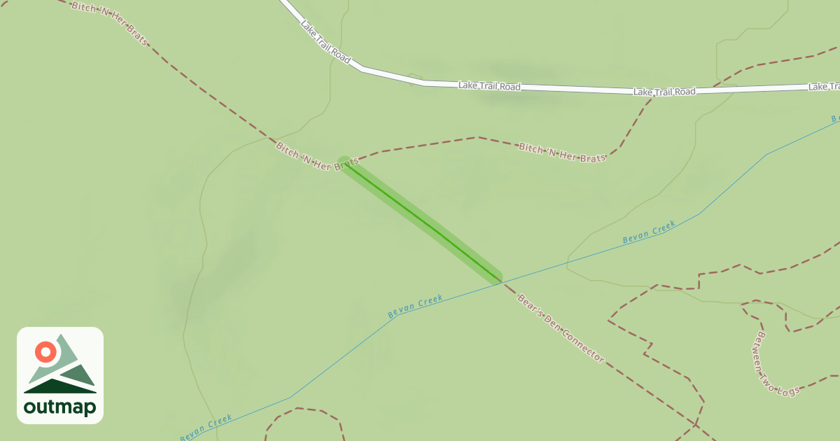 Map of Bear's Den Connector