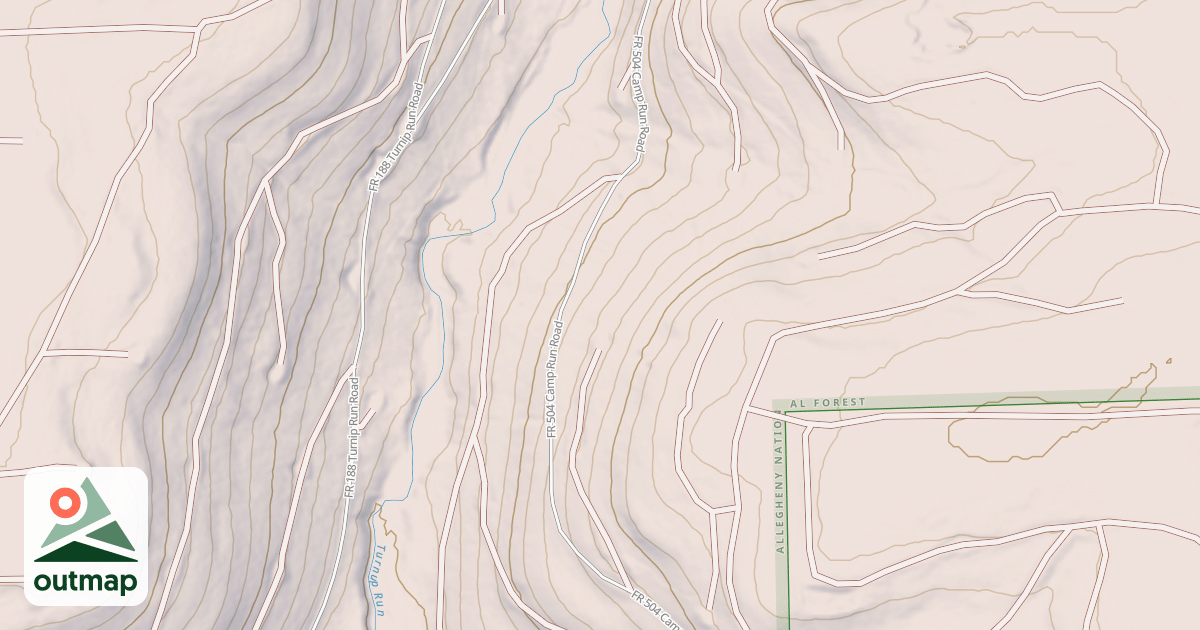 Map of CAMP RUN