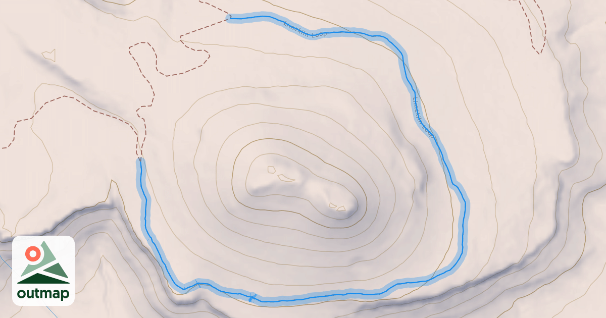 Map of Limekiln Loop