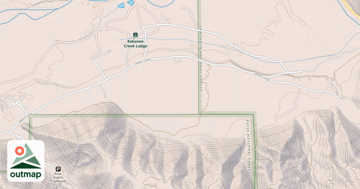 Map of ABBOT GULCH