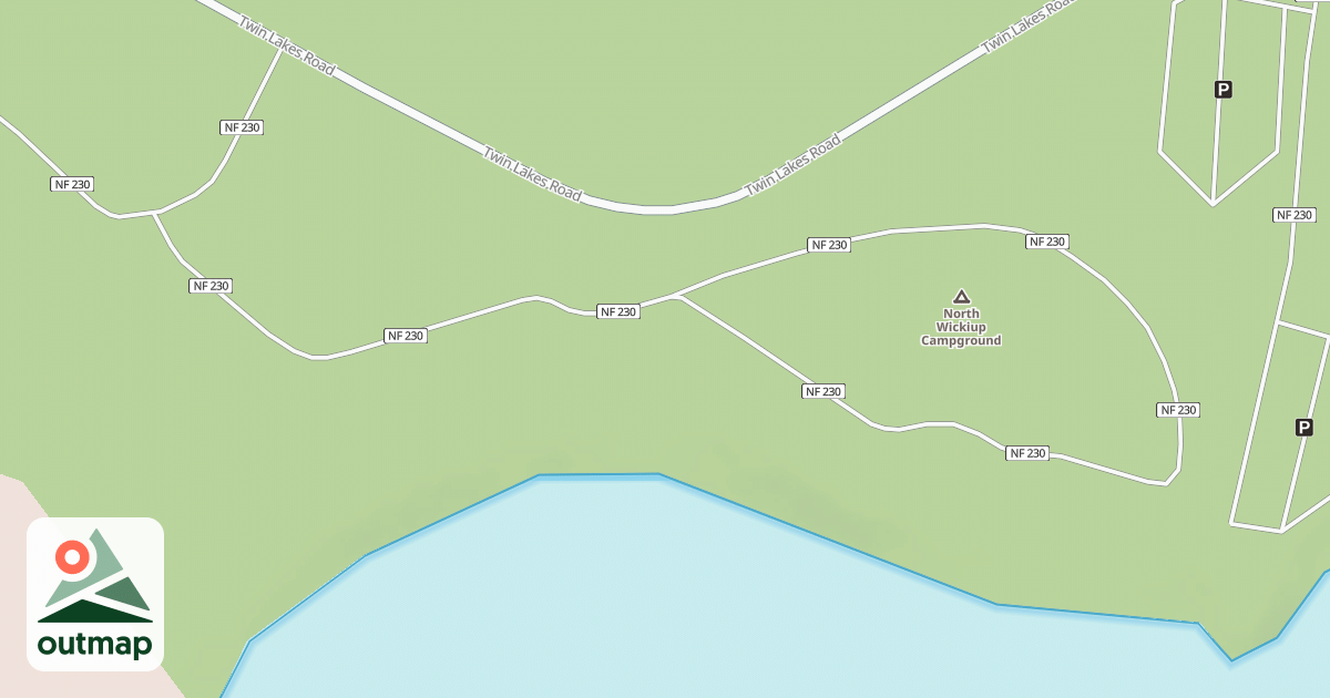 Map of CAMPGROUND LOOP