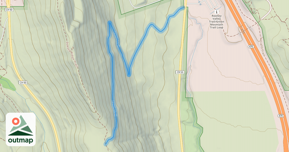 Map of Zorro Trail