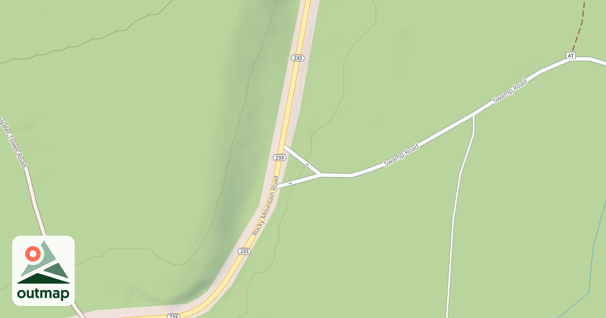 Map of Michaux State Forest – Snowmobile Trail System (Southern)