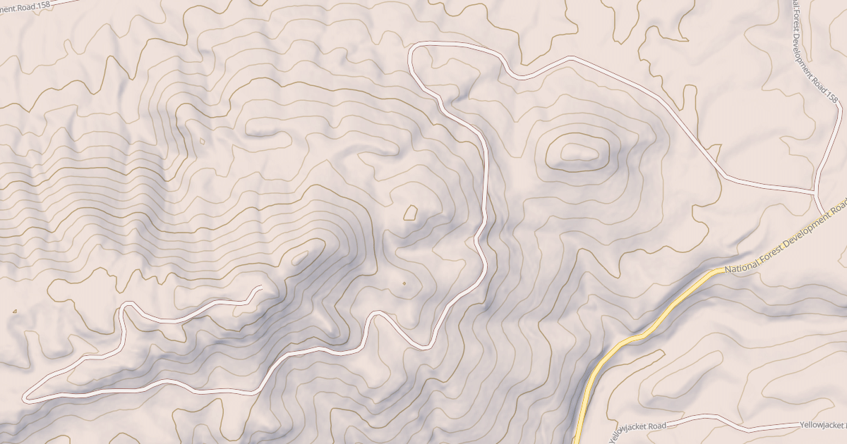 Map preview of WARM RIVER LOOKOUT