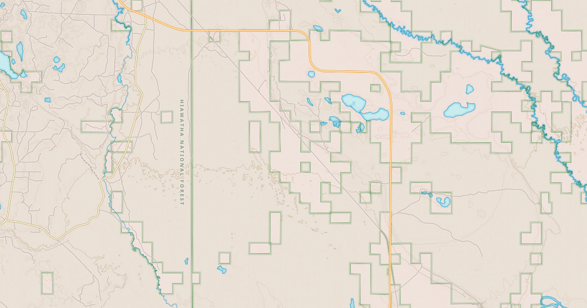 Map preview of Haywire State Trail