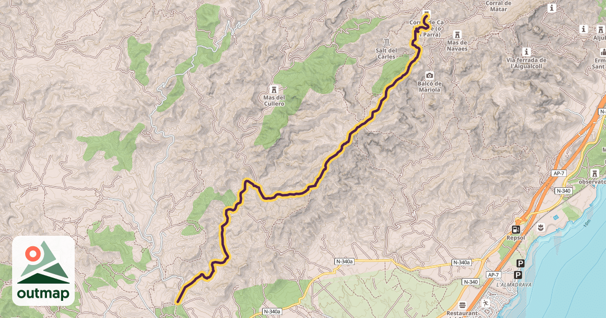 Map of GR 192
