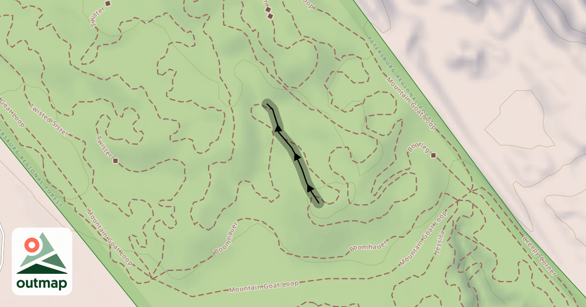 Map of Adam's Run ◆