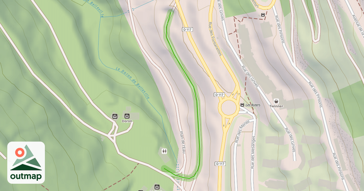 Map of Boulevard de la Masse
