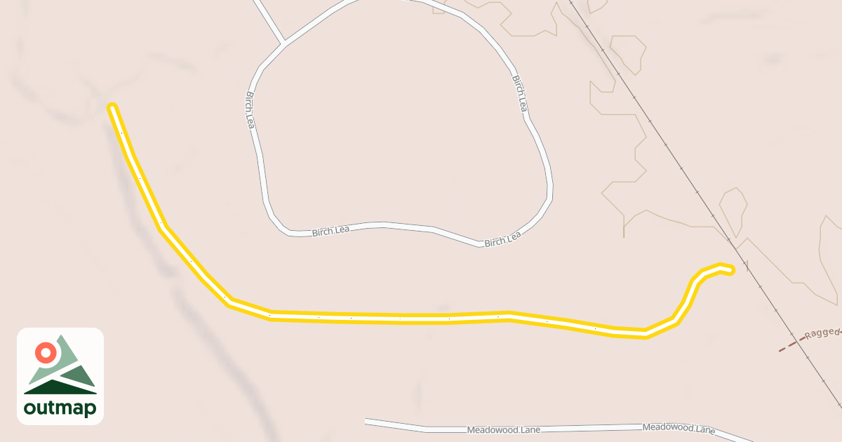 Map of Lower East Branch Trail