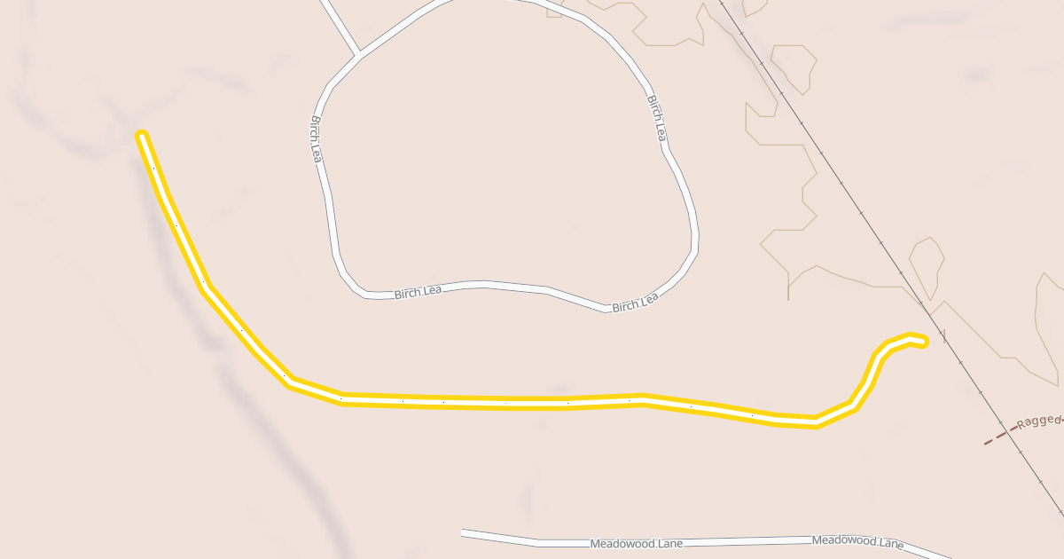 Map preview of Lower East Branch Trail