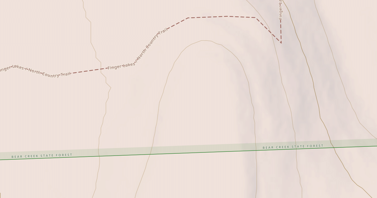 Map preview of Franklinville Snowmobile Trail