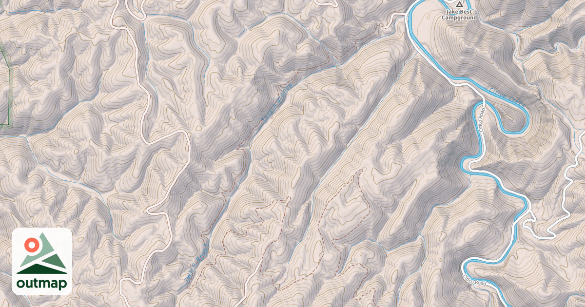 Map of TAVERN  BRANCH NORTH