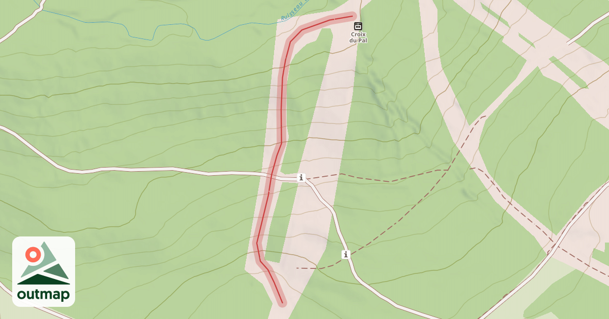 Map of Les Framboisiers