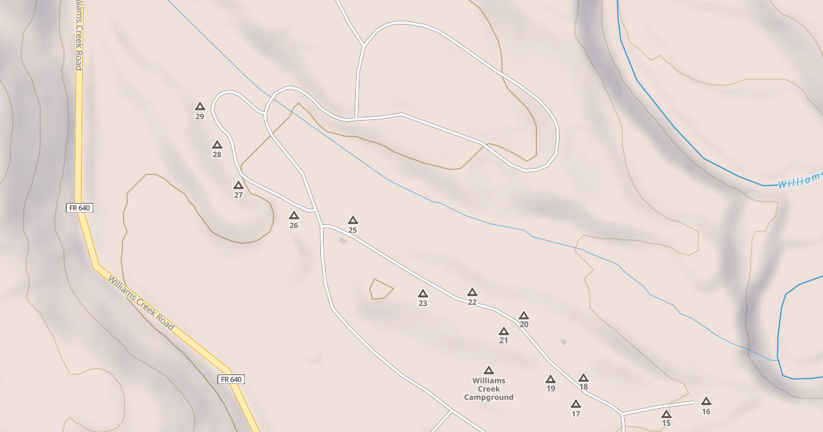 Map preview of WILLIAMS CK CG LOOP 2